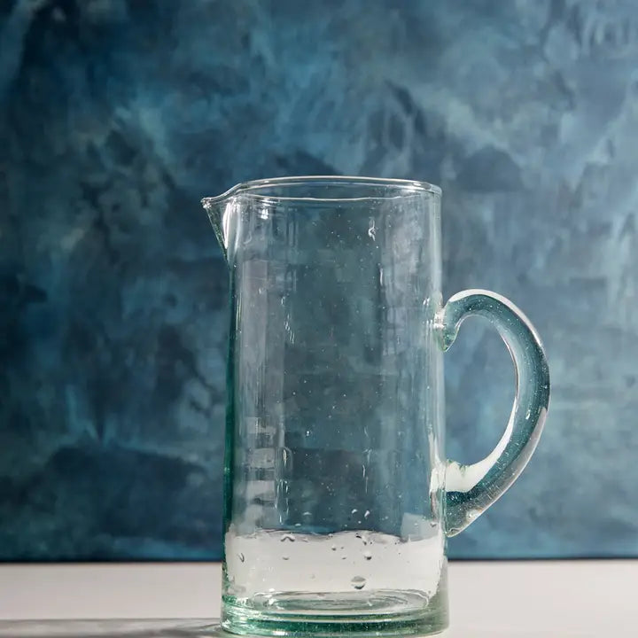Moroccan Cone Jug in Clear, from Verve Culture