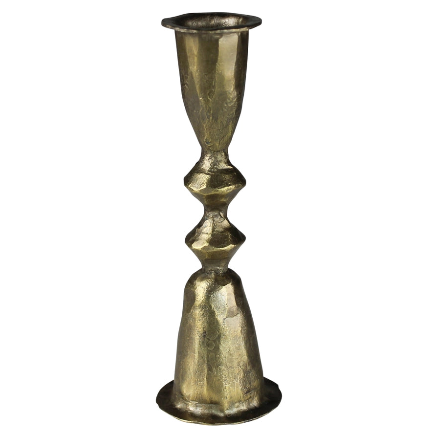 Haiku Taper Holder in Brass, from HomArt