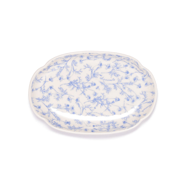 Chamomile Oval Plate, from Marumitsu Poterie