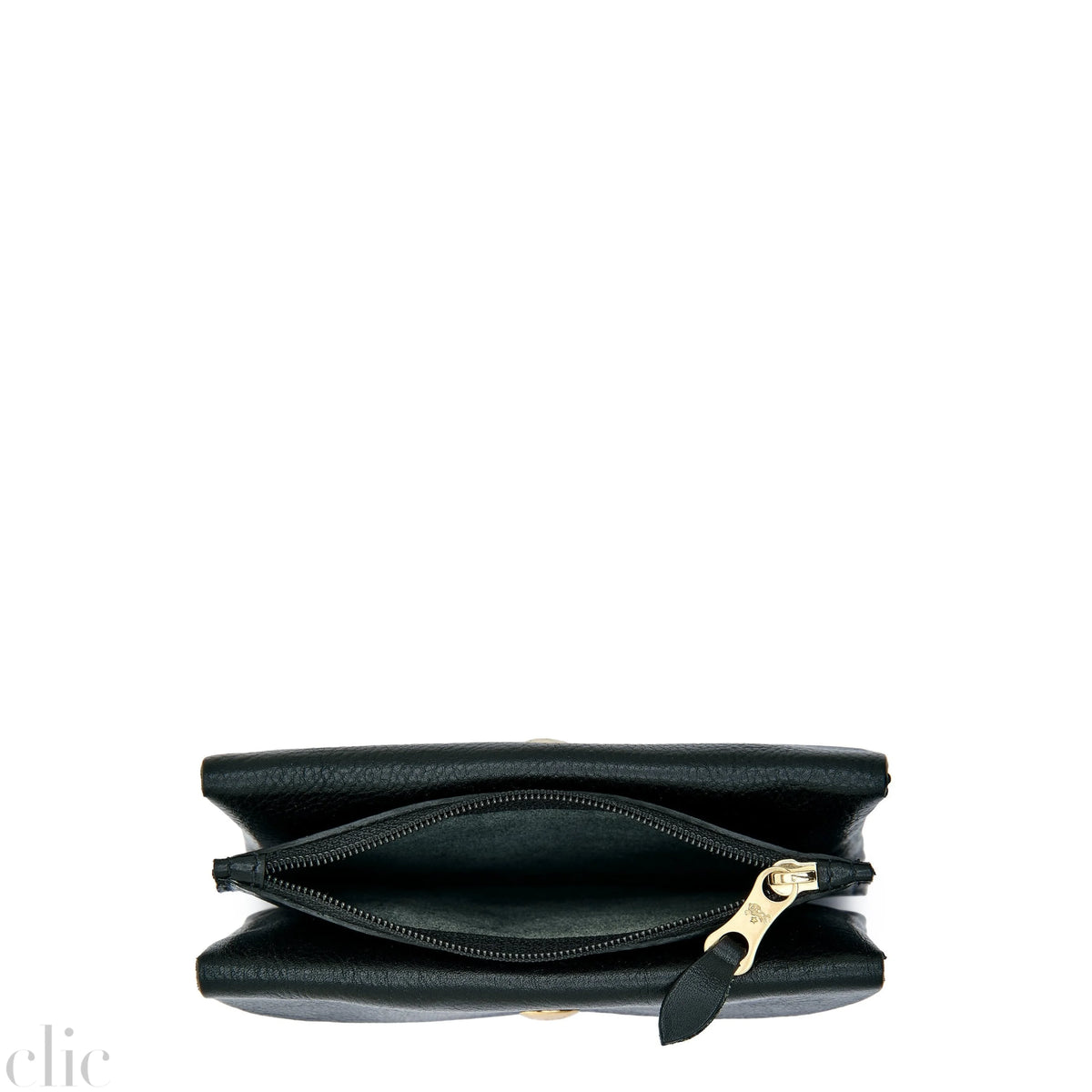 Classic Pouch in Black, from IL Bisonte