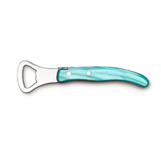 Berlingot Bottle Opener in Turqouise, from Claude Dozorme