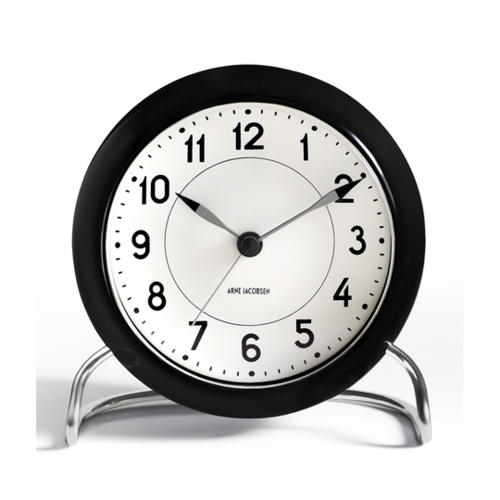 Station Alarm Clock in Black, from Amecio
