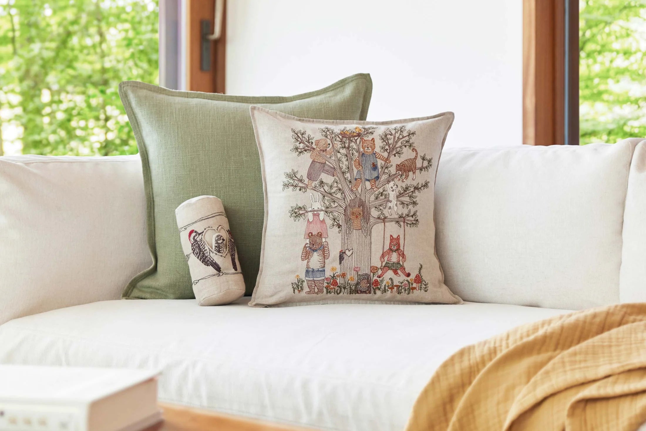 Tree of Fun Pillow, from Coral & Tusk