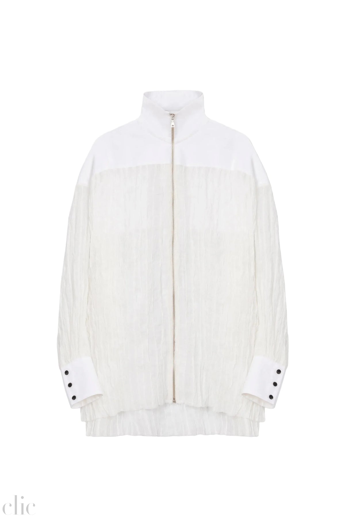 Crinkled Shirt in White, from Cordera