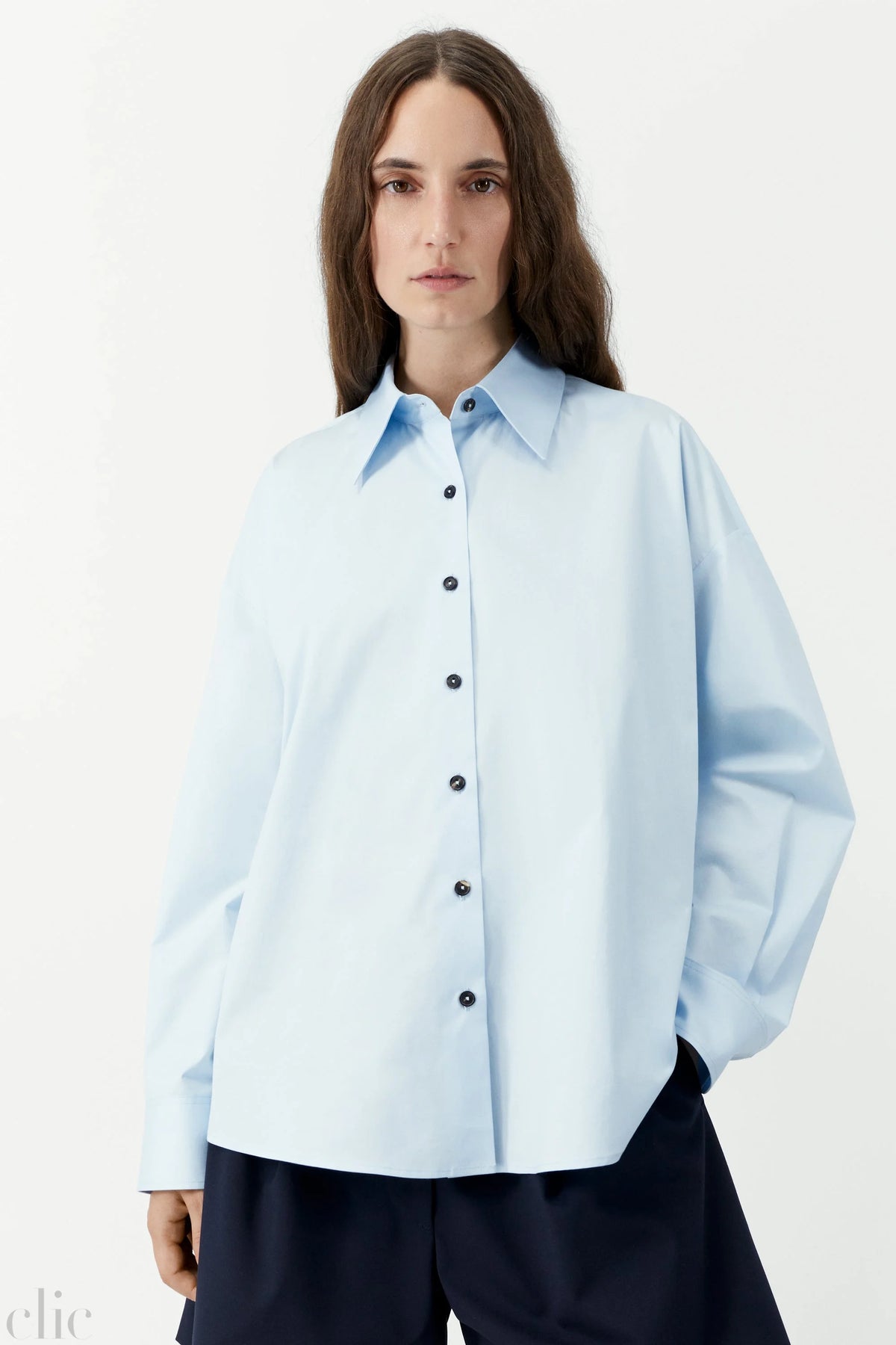 Oversized Shirt in Light Blue, from Cordera