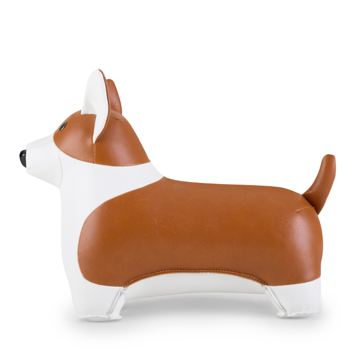 Corgi Bookend in Tan and White, from Zuny