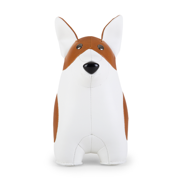 Corgi Bookend in Tan and White, from Zuny