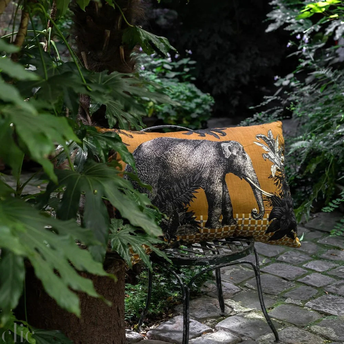 Extra Large Elephant Bestiare Cushion