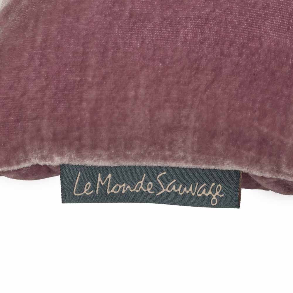 Goa Pompons Cushion in Grenade, from Le Monde Sauvage by Beatrice Laval