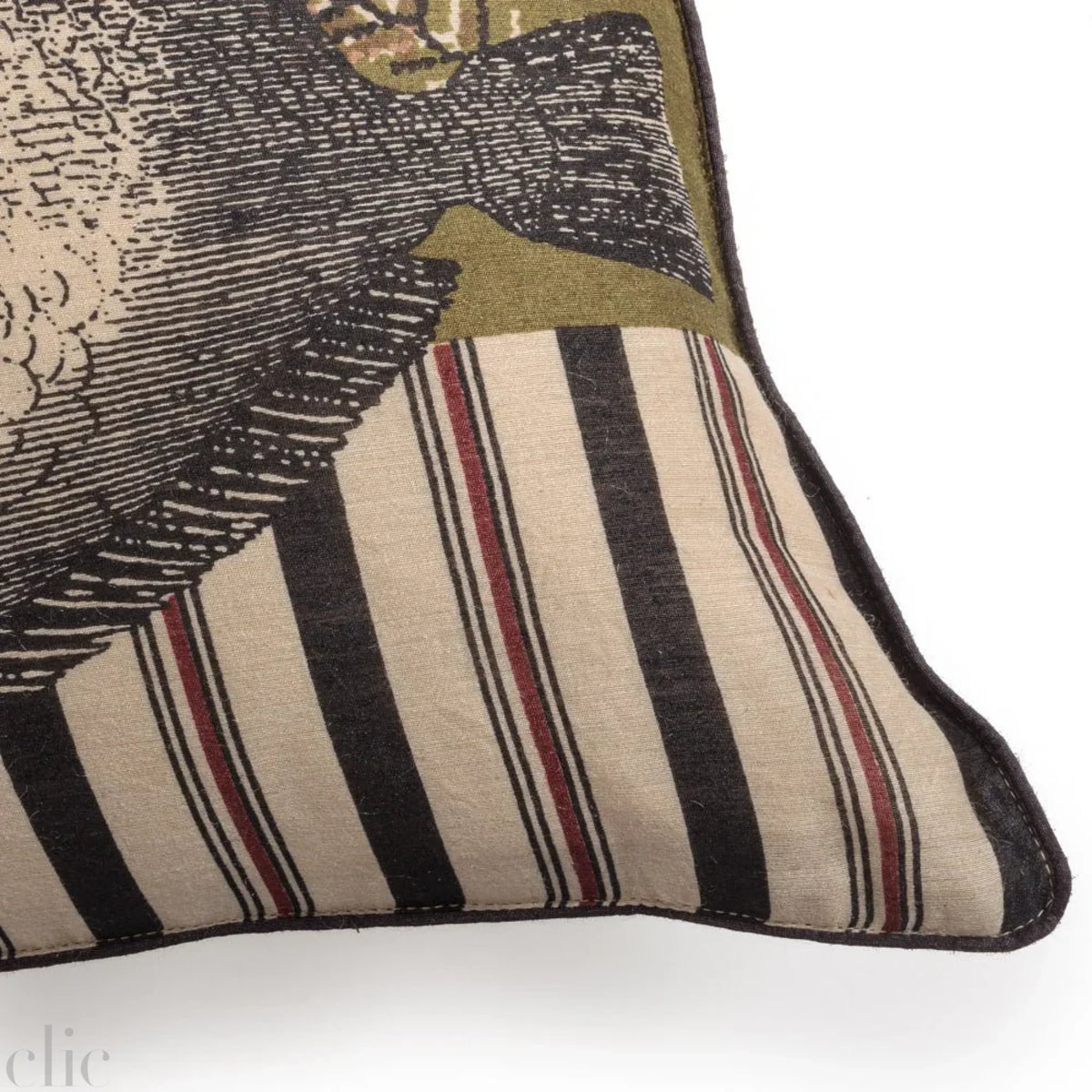 Large Bestiaire Fish Cushion