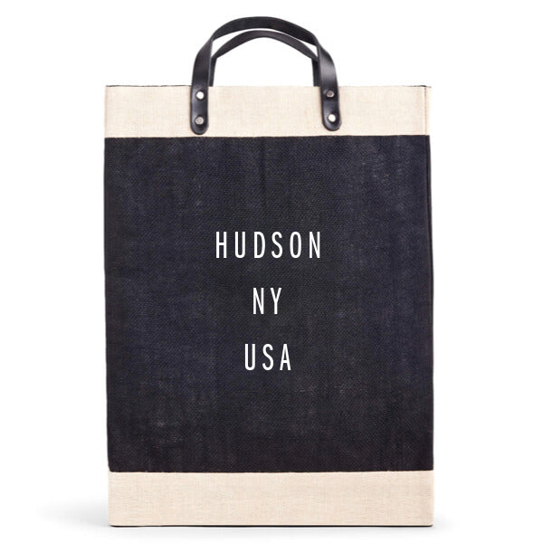 Hudson Market Bag in Black, from Apolis