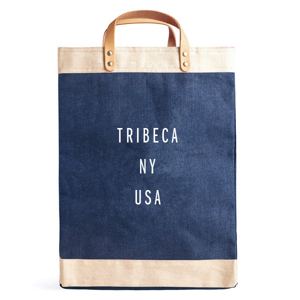 Tribeca Market Bag in Navy, from Apolis