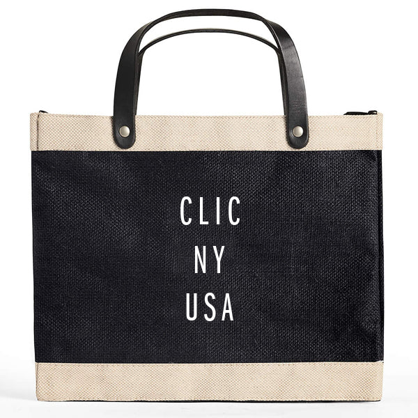 Clic NY Petite Market Bag in Black, from Apolis