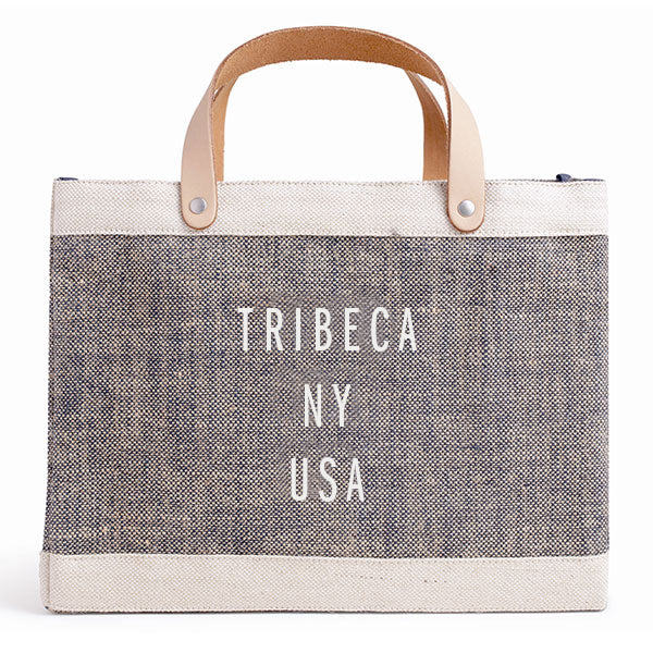 Tribeca Petite Market Bag in Chambray, from Apolis