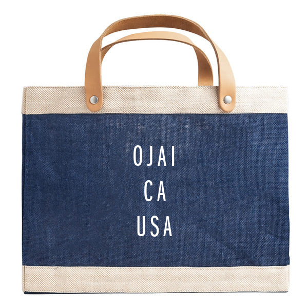 Ojai Petite Market Bag in Navy, from Apolis