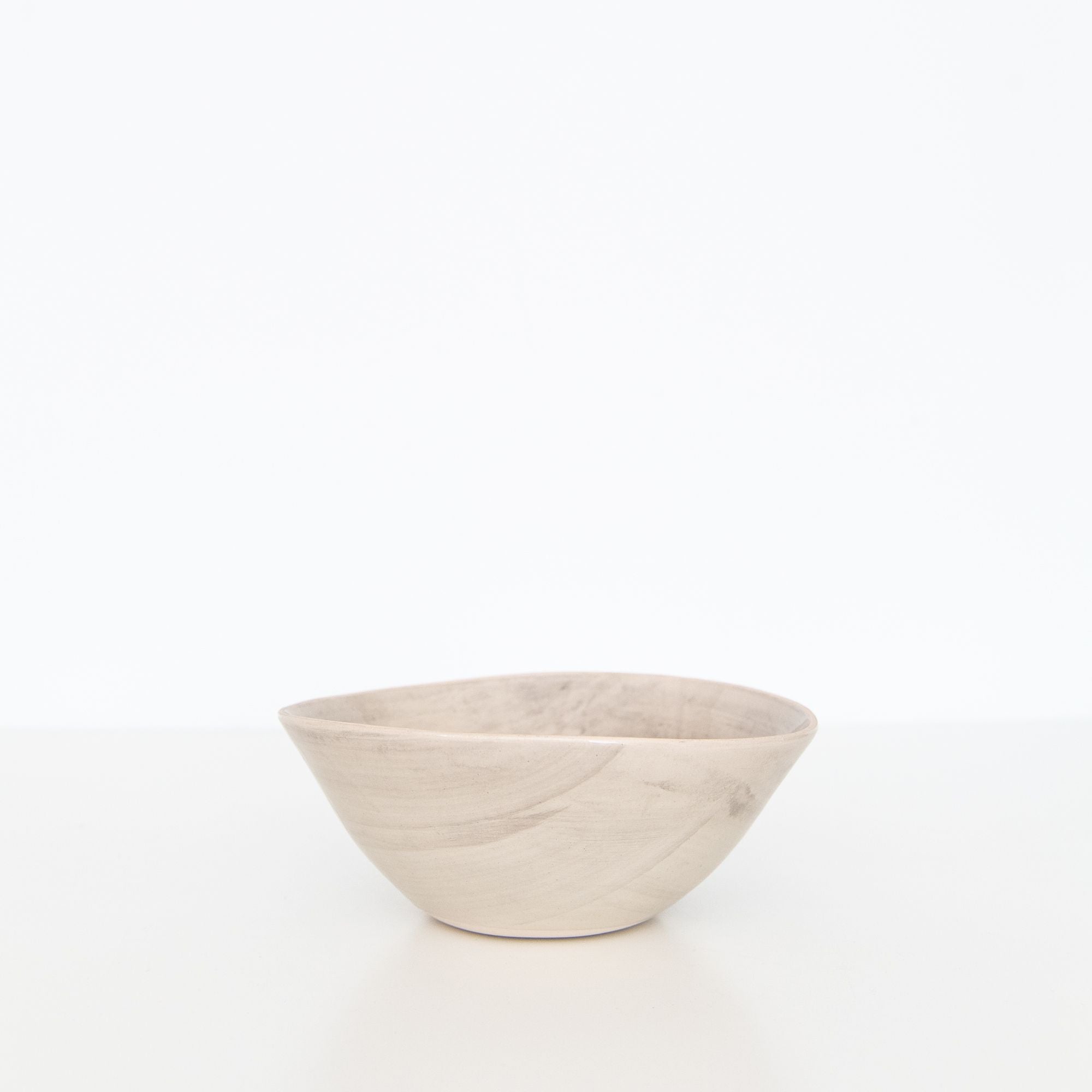Pasta Bowl in Beach Sand Grey, from Wonki Ware