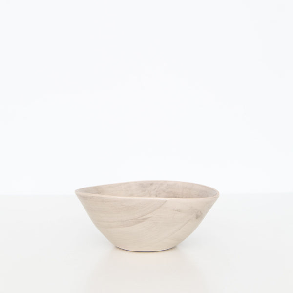 Pasta Bowl in Beach Sand Greay, from Wonki Ware