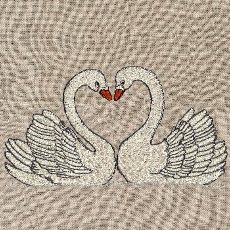 Swan Love Tea Towel, from Coral & Tusk