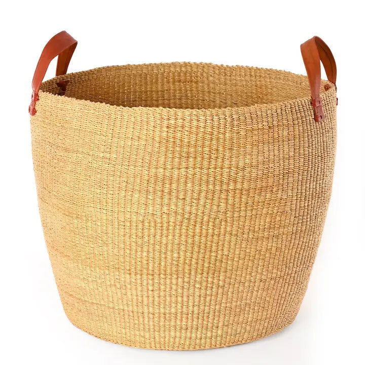 Large Nesting Storage Basker in Natural, from Swahili African Modern