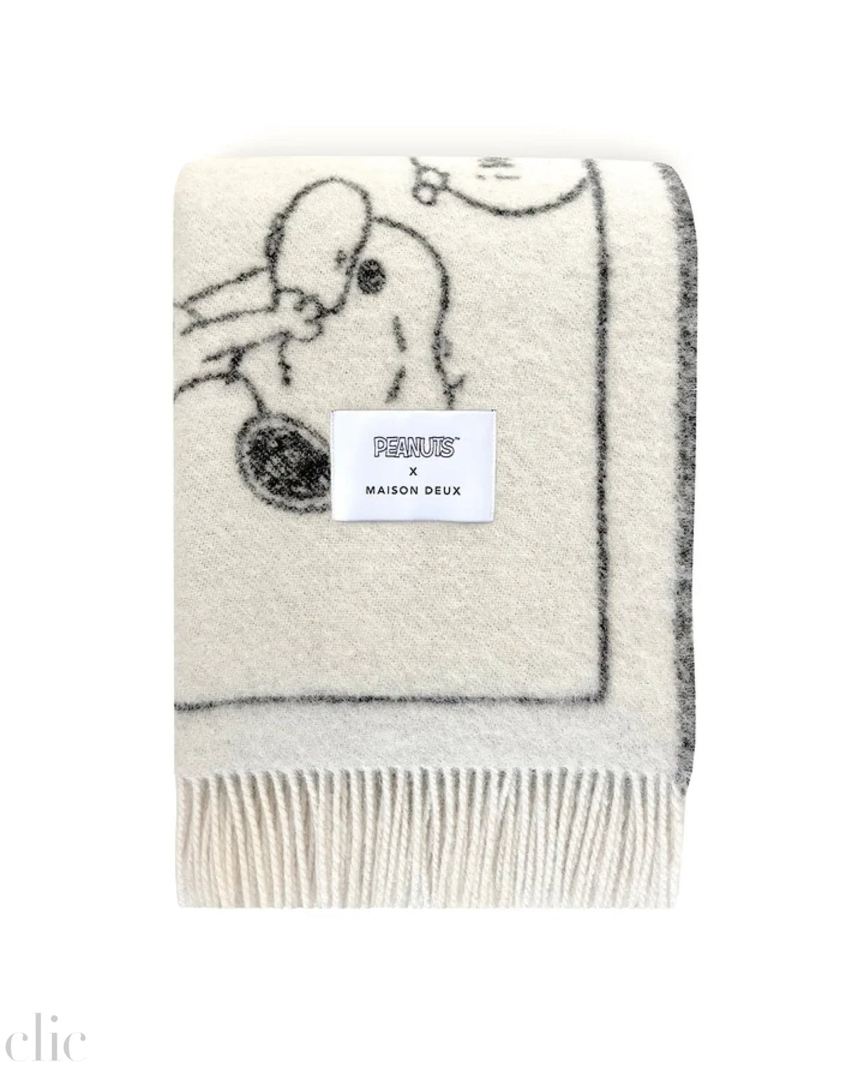 Peanuts Doughnut Comic Blanket, from Maison Deux