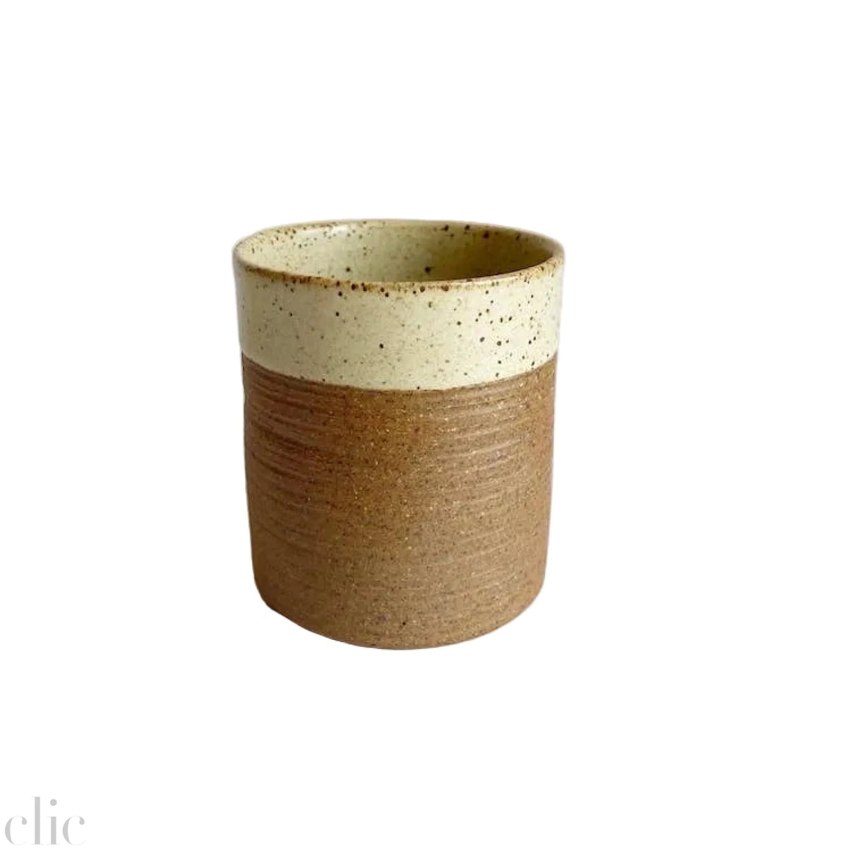 Rustic White Ceramic Tumbler and  Mug