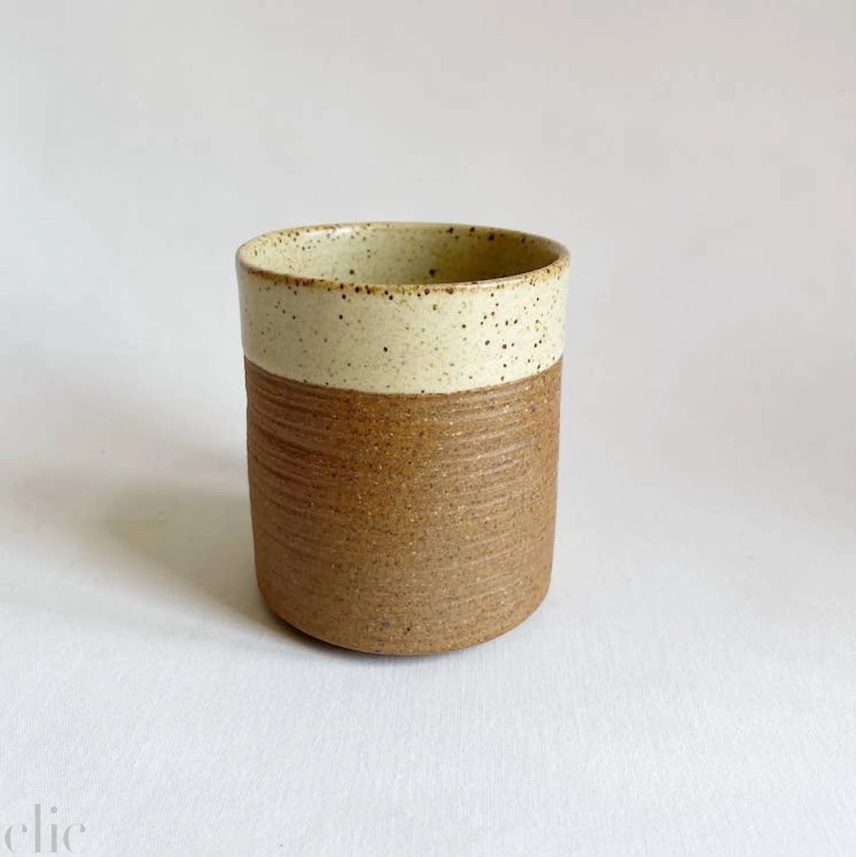 Rustic White Ceramic Tumbler and  Mug