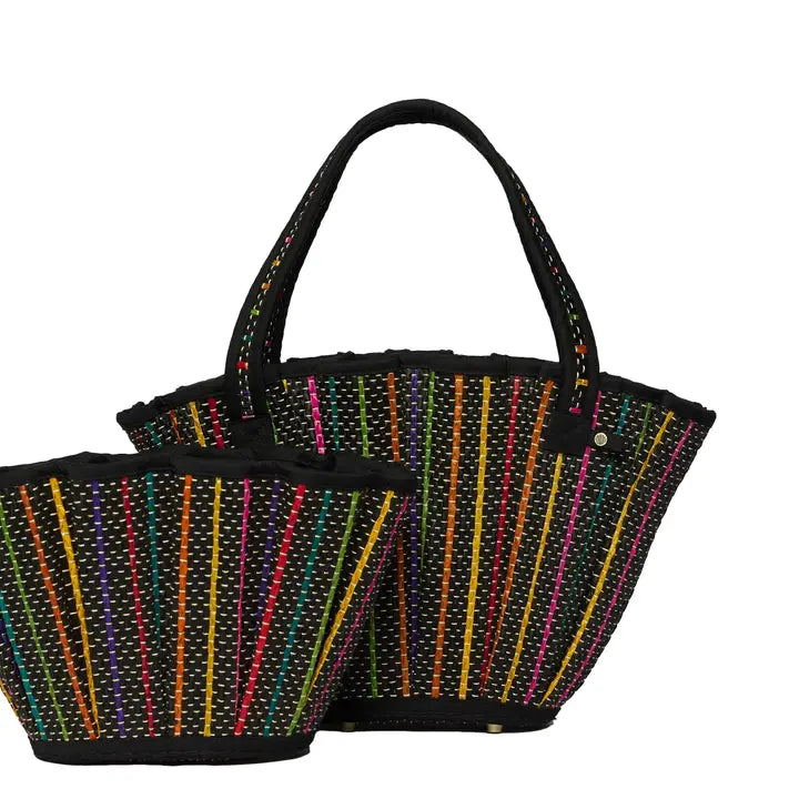 Mini Tropez Tote Bag in Nightingale, from Lorna Murray