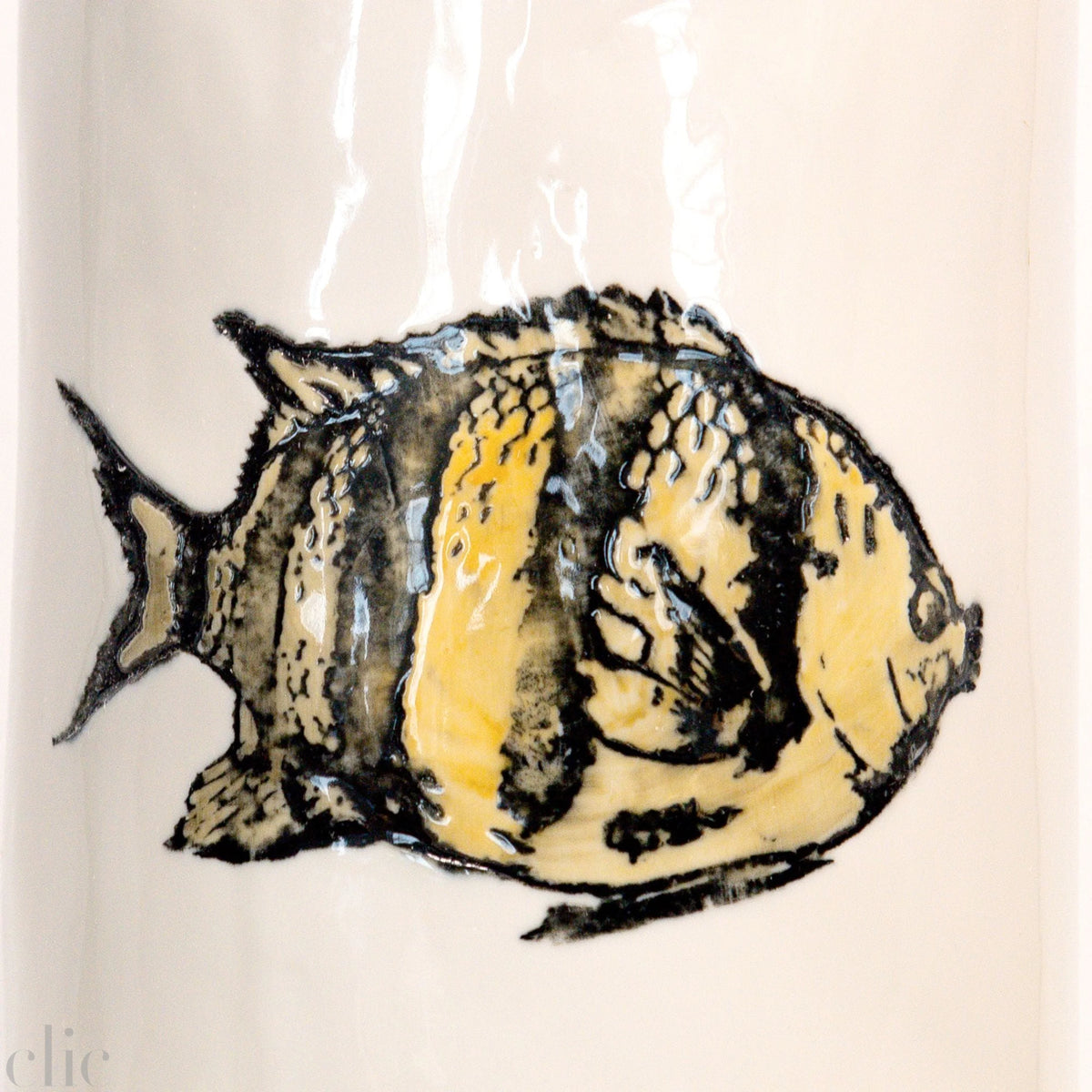 Extra Large Ocean NEro Vase, from Bertozzi