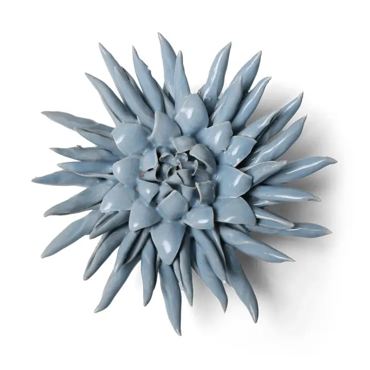Ceramic Flower in Blue, from Chive