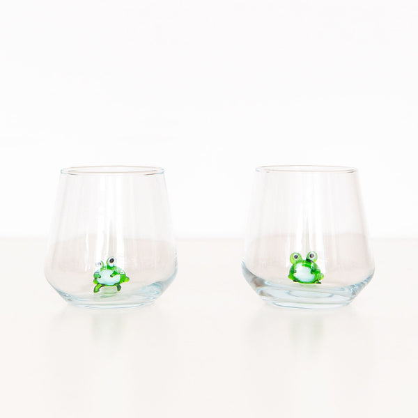 Frog Drinking Glass
