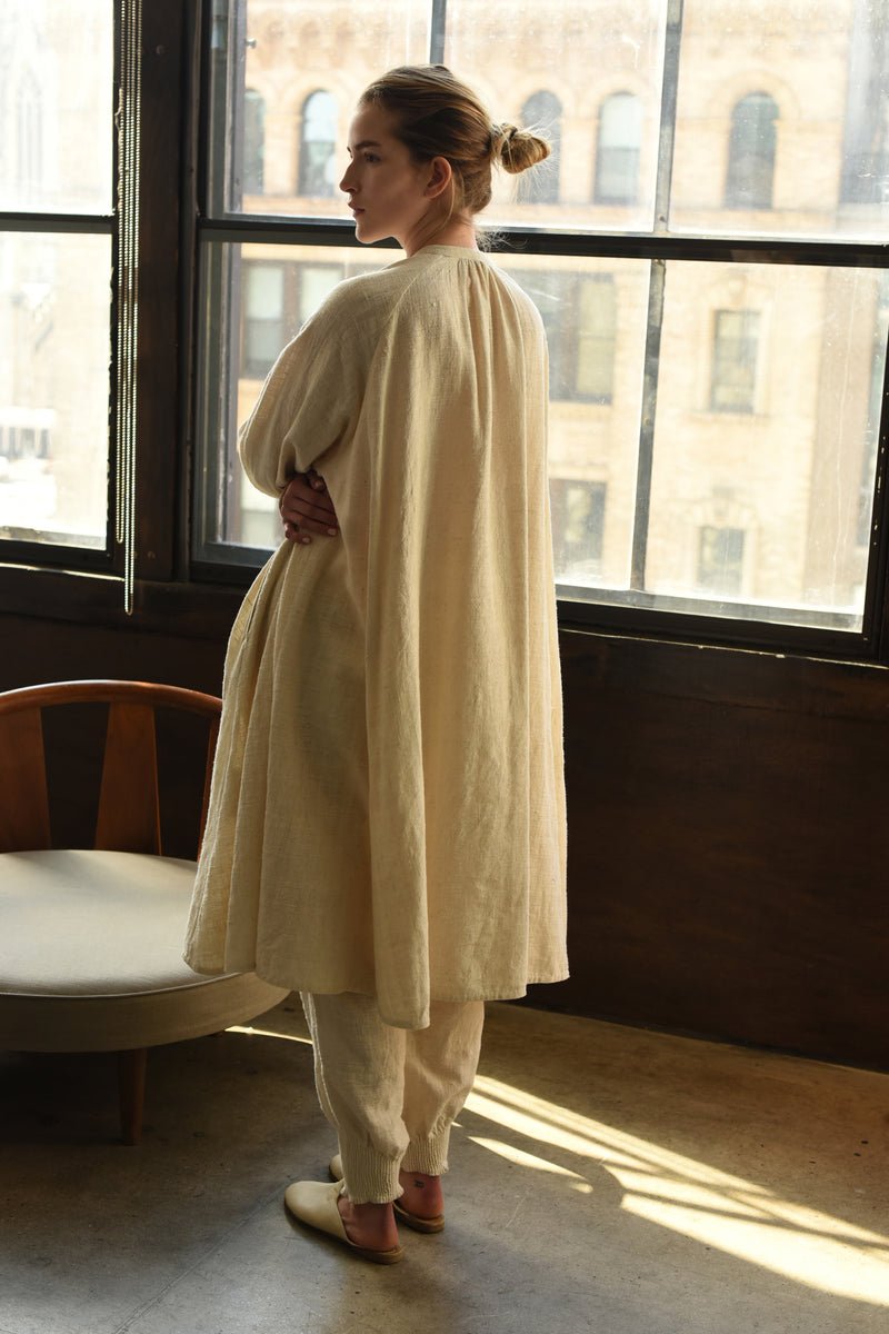 Dancer's Robe Dress in Ecru, from Eleven Eleven