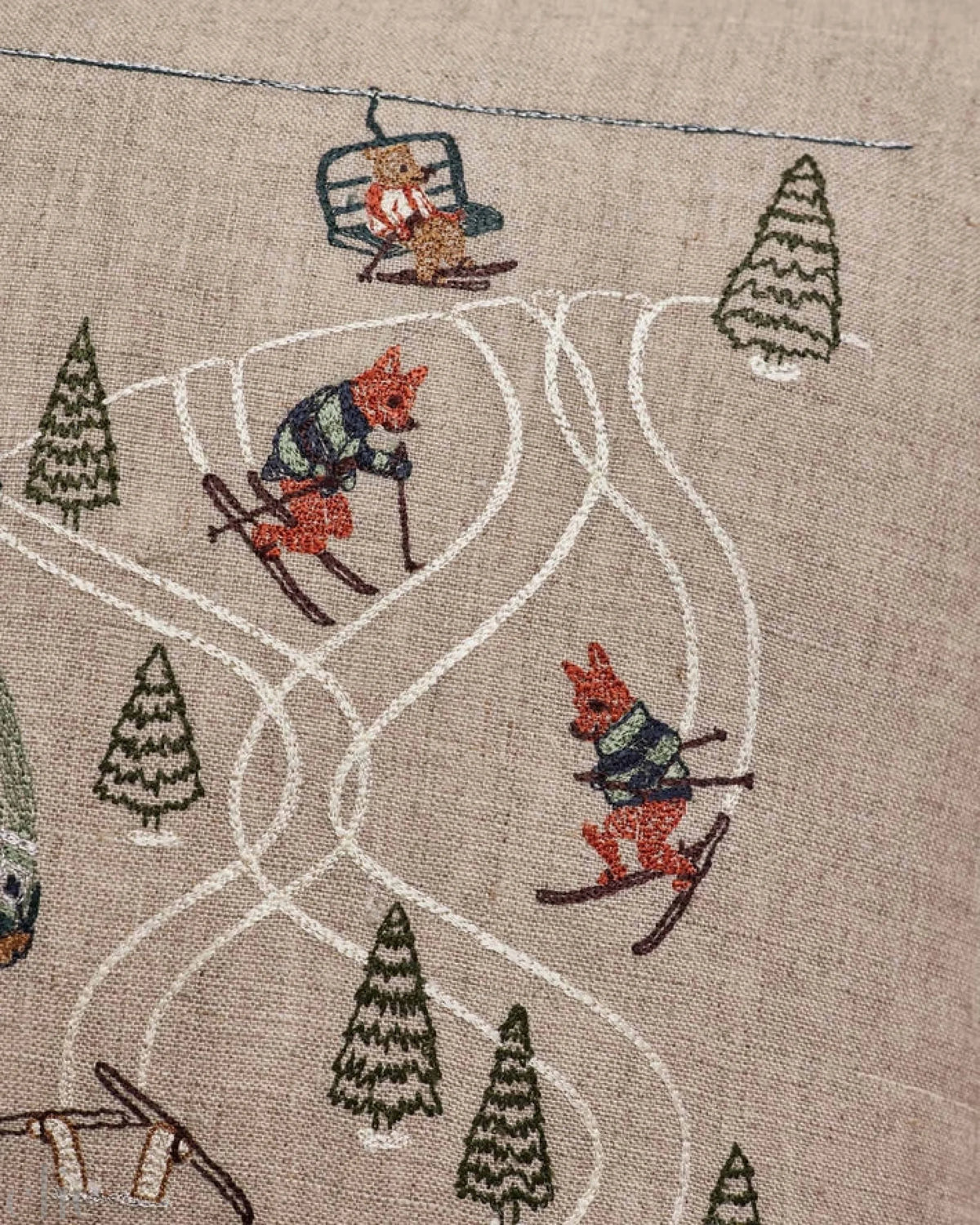 Ski Slope Pillow, from Coral & Tusk