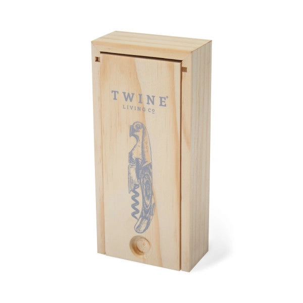 Double-Hinged Corkscrew With Rosewood Handle, from Twine