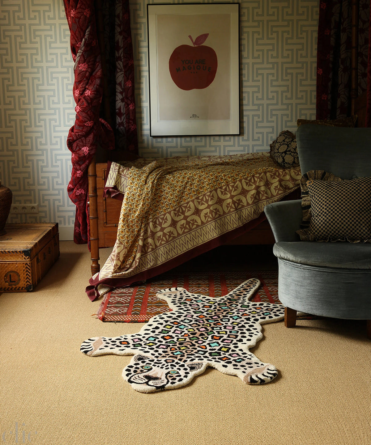 Disco Leopard Rug