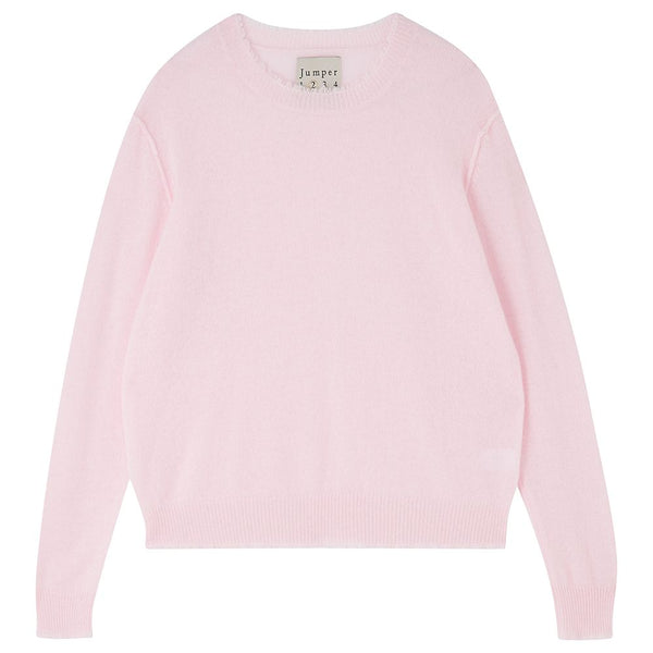 Cashmere Distressed Crew in Marshmallow, from Jumper 1234