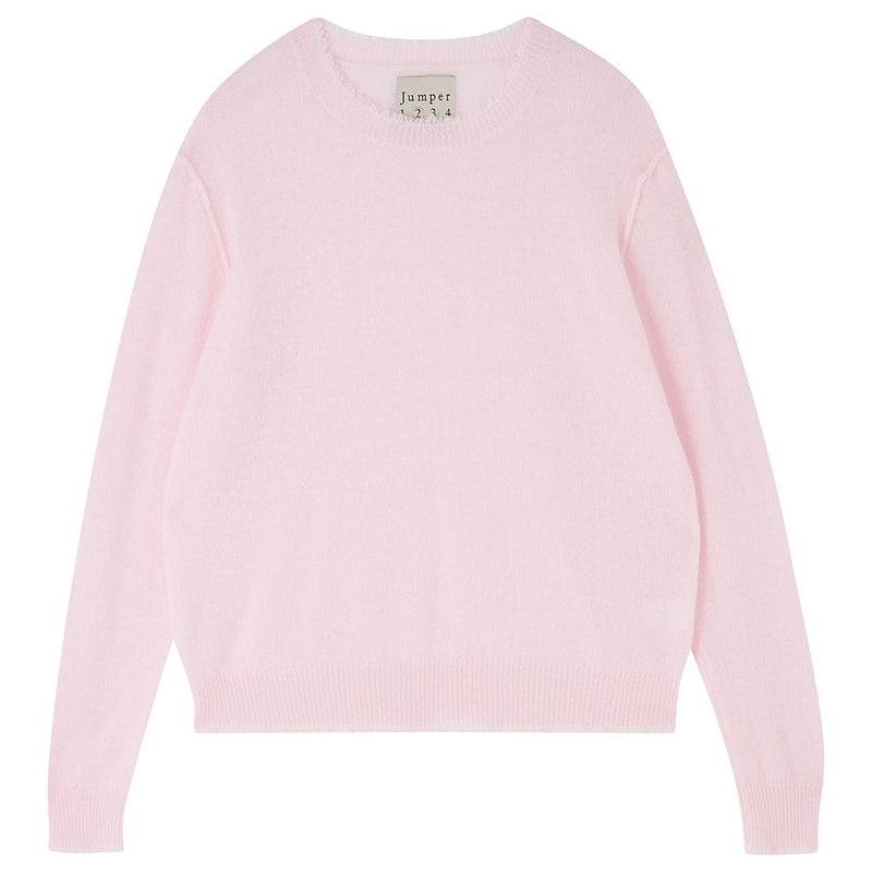 Cashmere Distressed Crew in Marshmallow, from Jumper 1234