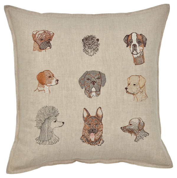 Dogs Pillow, from Coral & Tusk