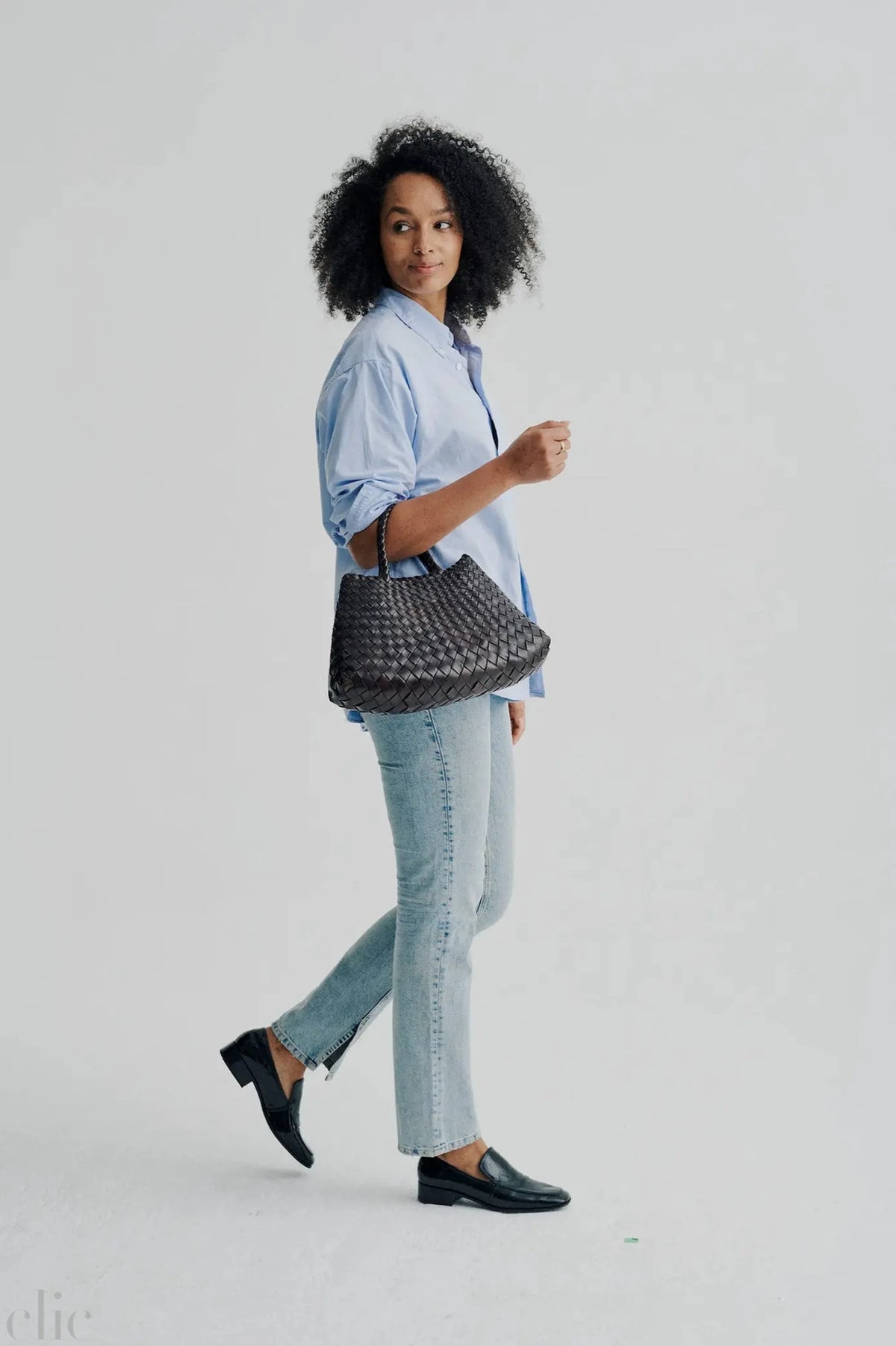 Santa Croce Bag in Black, from Dragon Diffusion