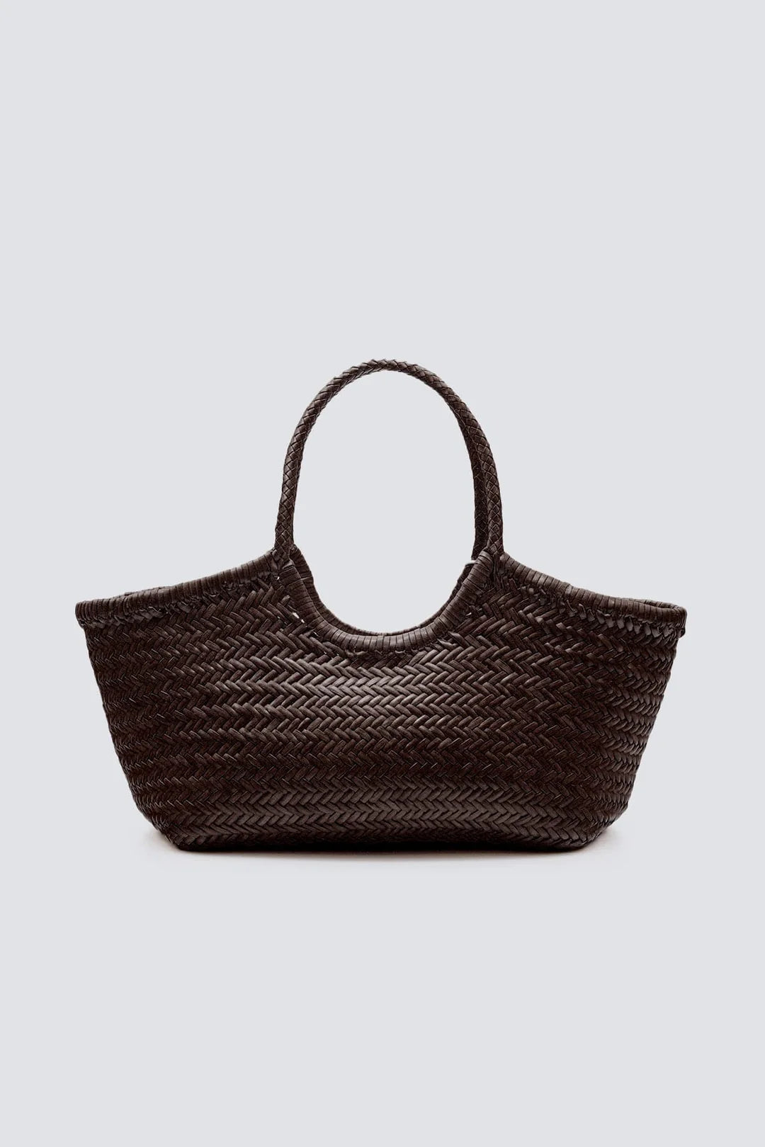 Nantucket Big Basket Bag in Dark Brown, from Dragon Diffusion