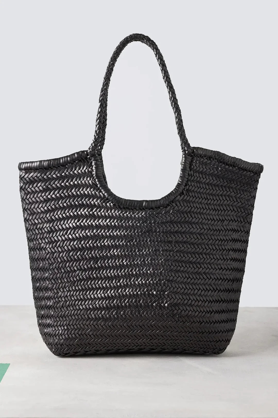 NS Diagonal Triple Jump Bag in Black, from Dragon Diffusion