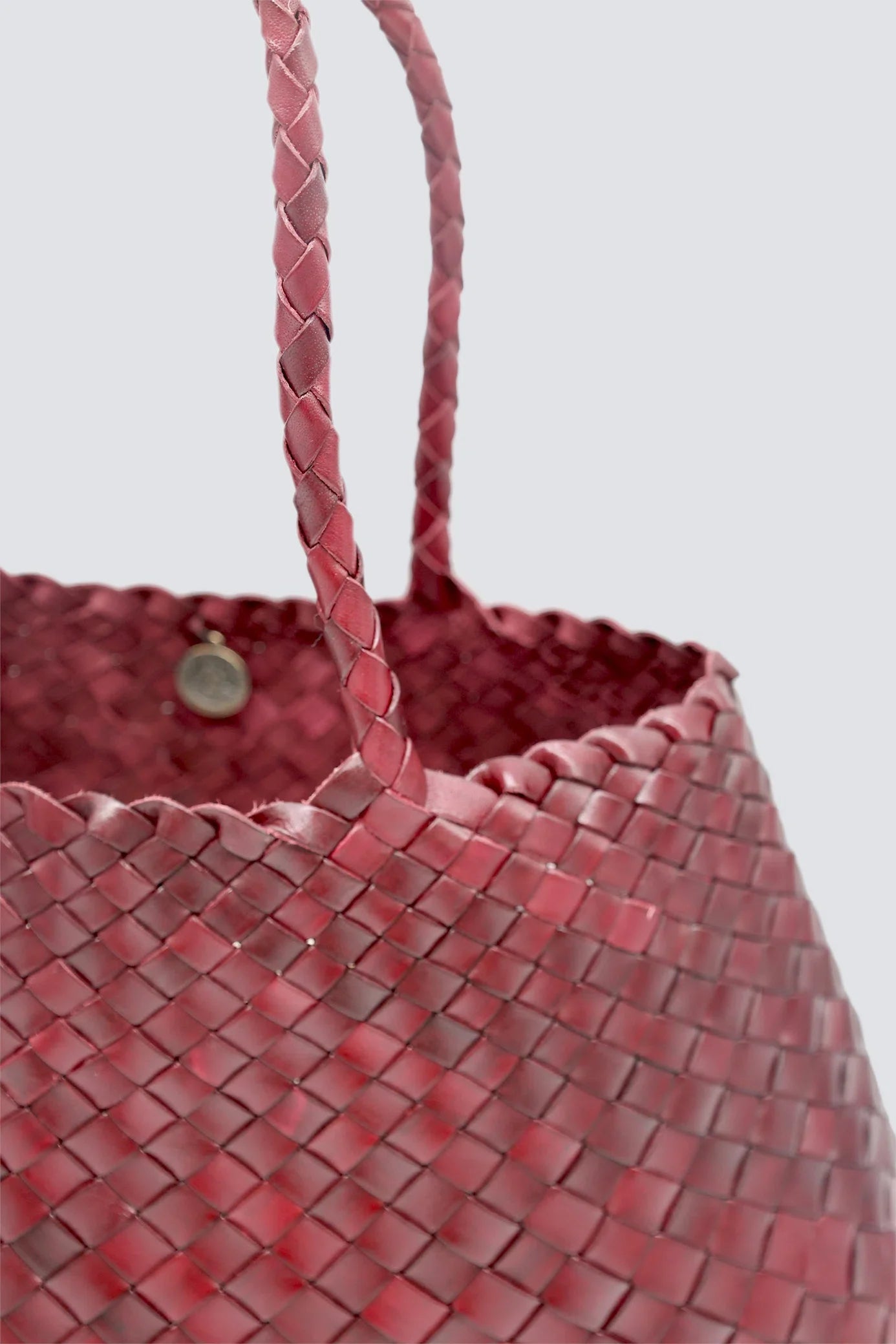 Big Santa Crocce Bag in Bordo, from Dragon Diffusion