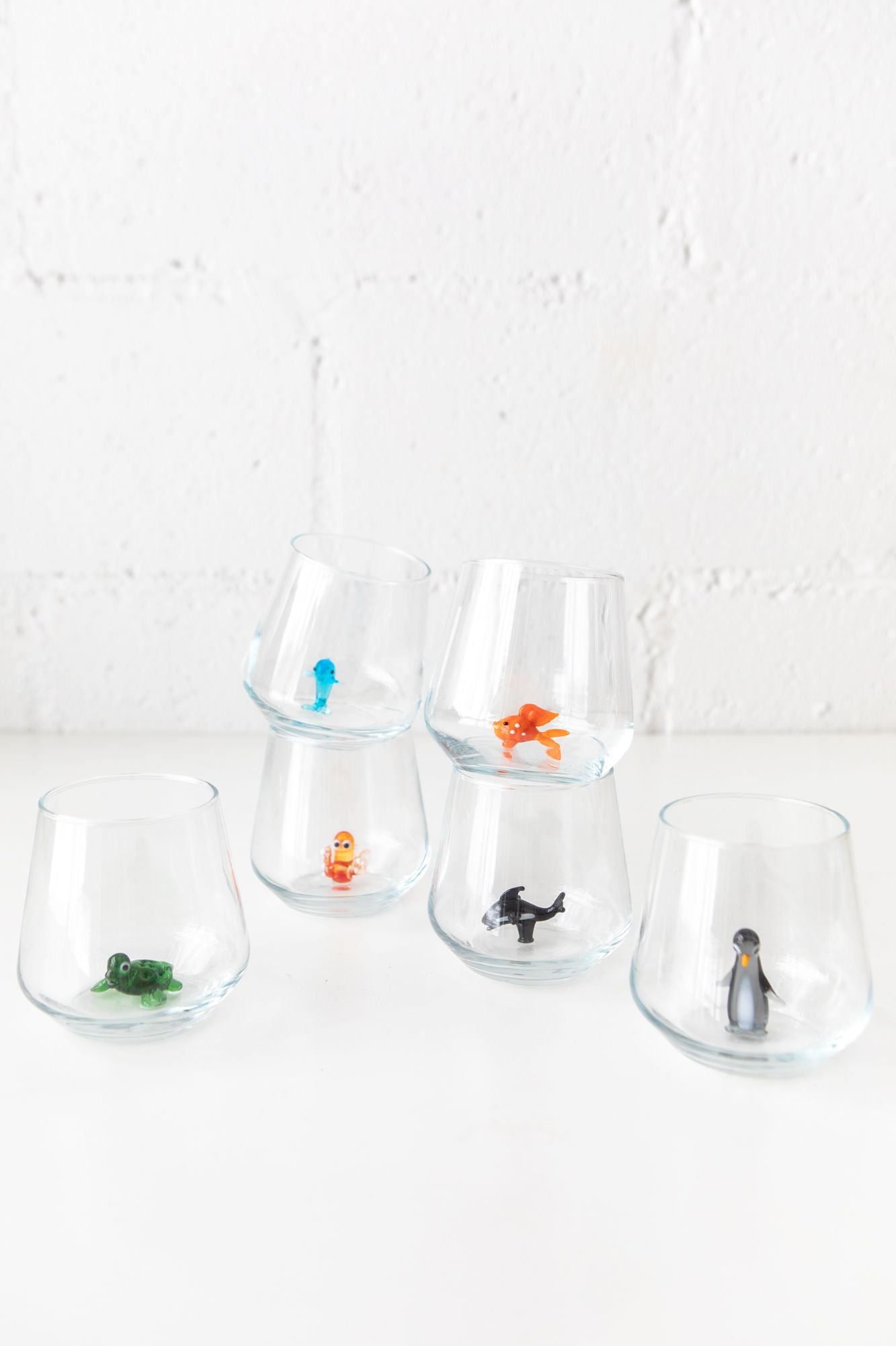 Ocean Drinking Glass Set, from Minizoo