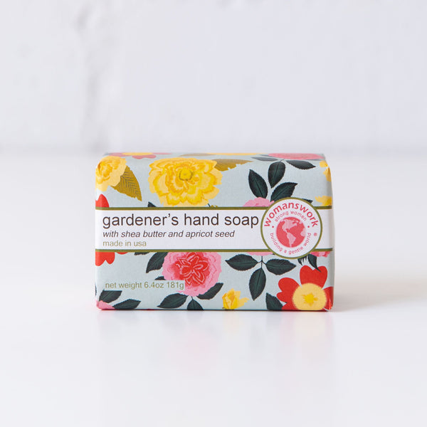 Gardeners Handosap in Heirloom Garden Print, from Womanswork
