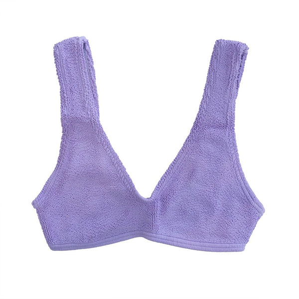 Barcelona Bikini Top in Lilac, from Love & Bikinis