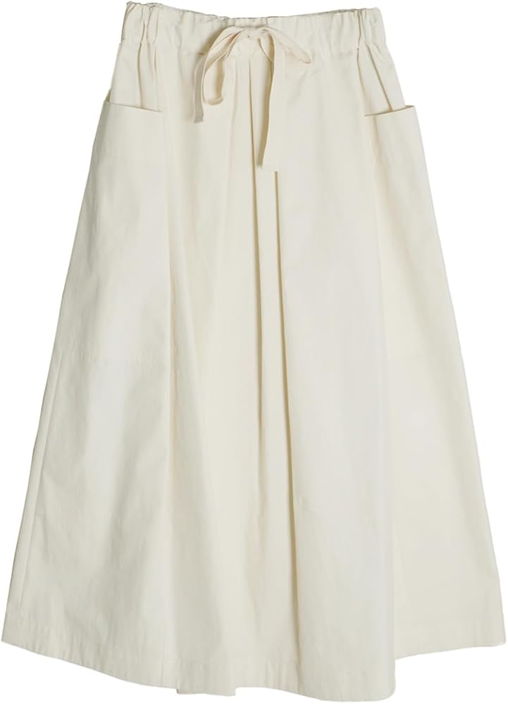 Dumbo Poplin Skirt in White, from Nicholson & Nicholson
