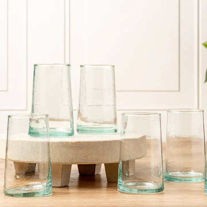 Moroccan Cone Glassware in Clear