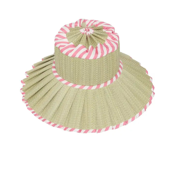 Luxe Capri Maxi Hat in Summer Voyage, from Lorna Murray