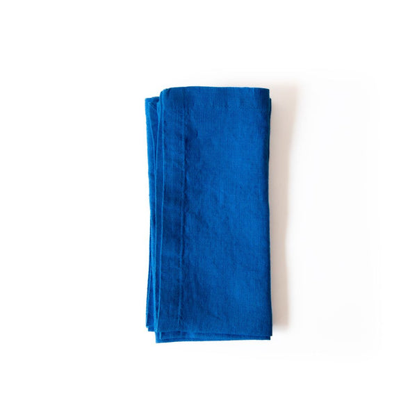 French Blue Linen Napkins Set of 2, from Linen Tales