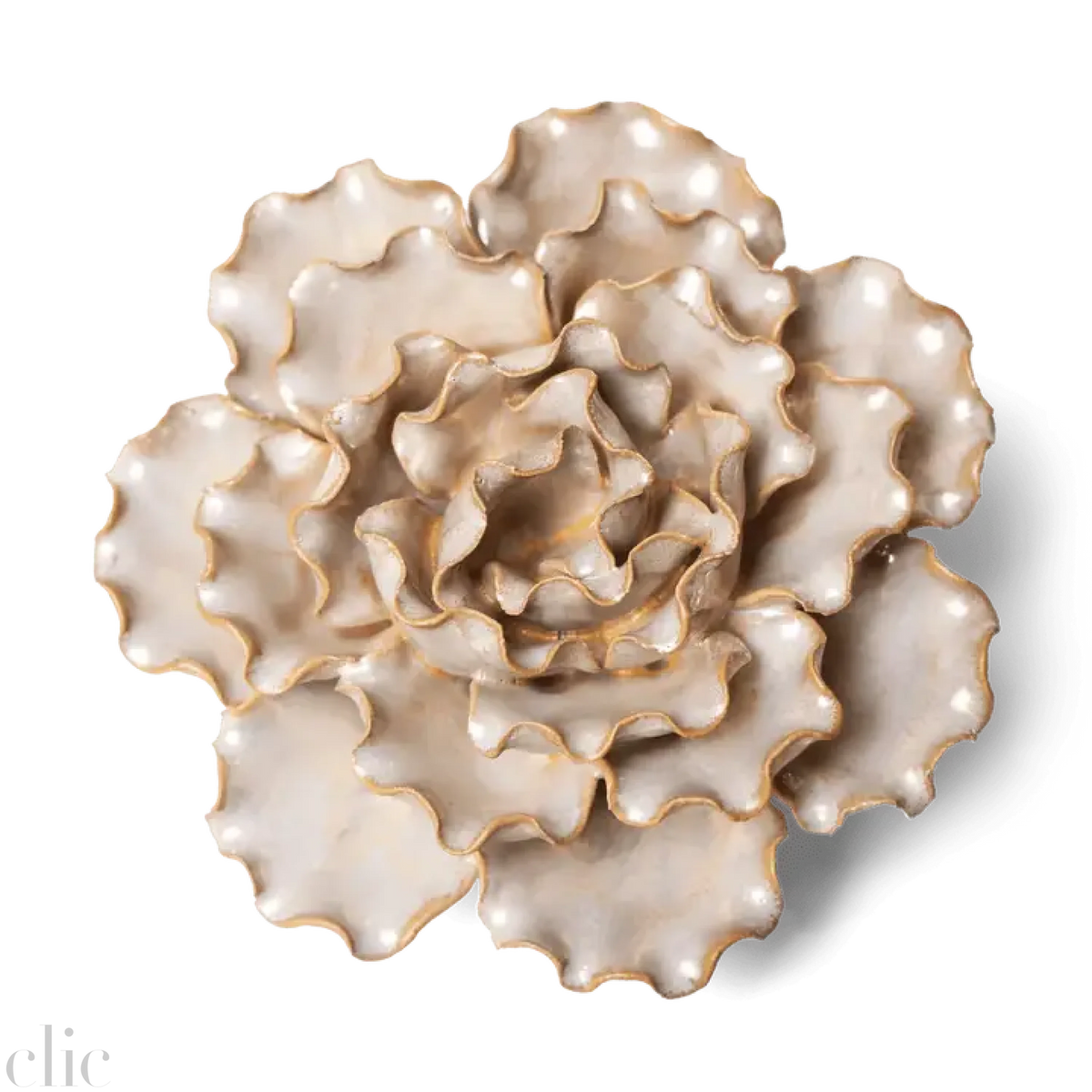 Ceramic Sea Lettuce in Pearl