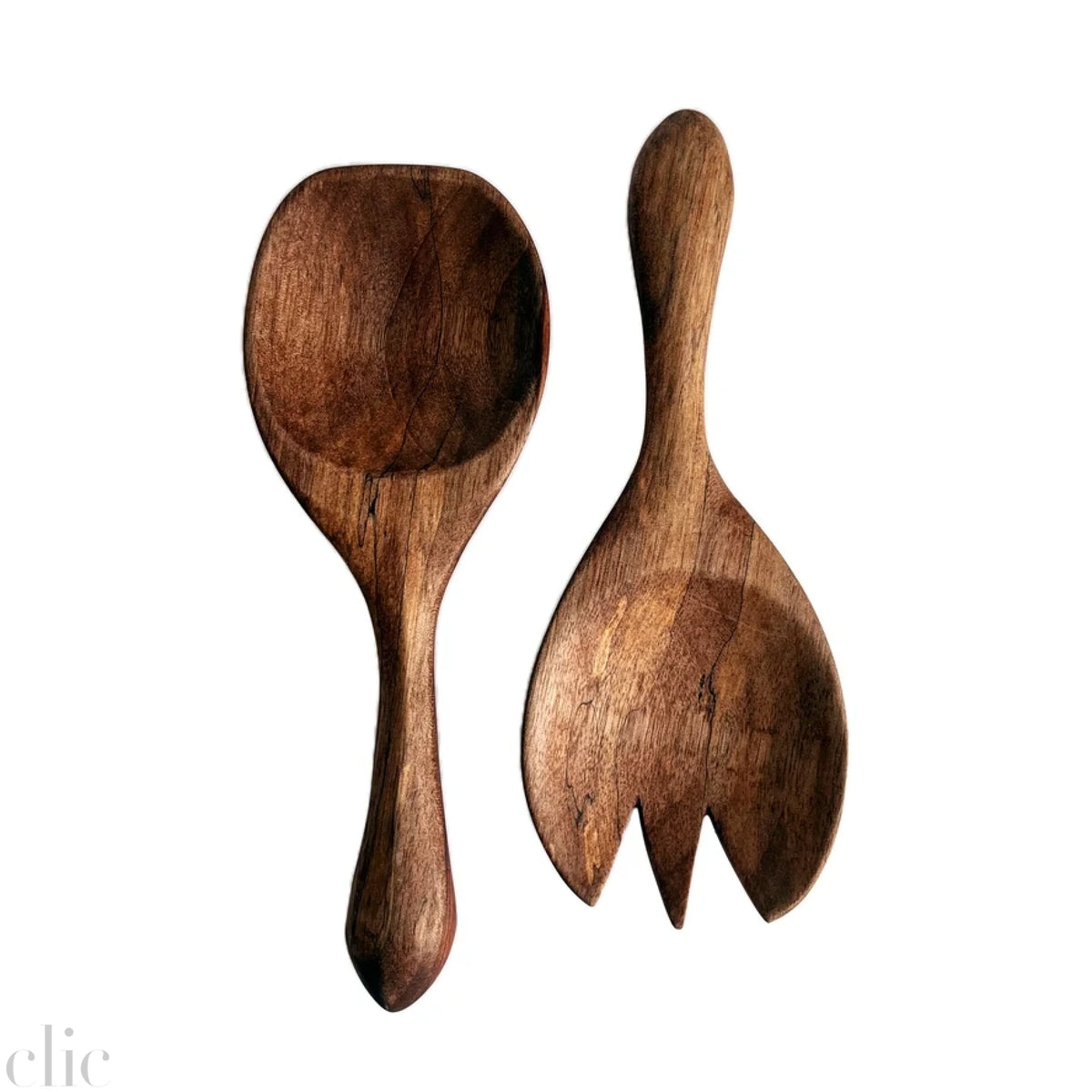 Peruvian Wooden Salad server Set